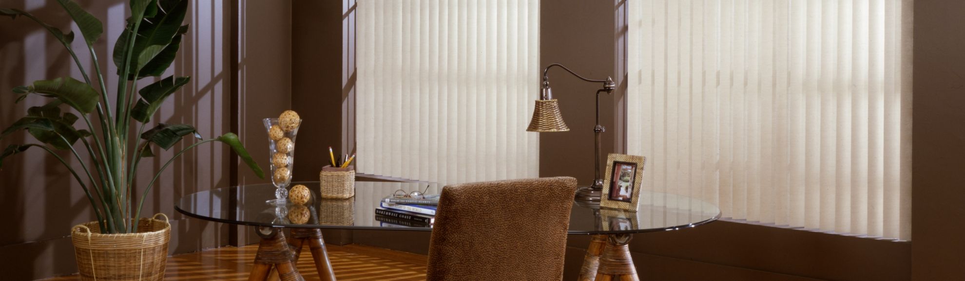 Vertical Blinds - Stonegate Off White 1002 - Study