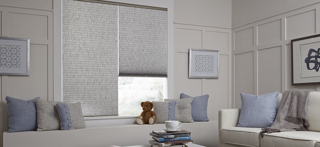 Cellular Shades - Living Room