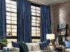 Drapery Panels - Living Room - Tuxedol Pleat - Konica Navy