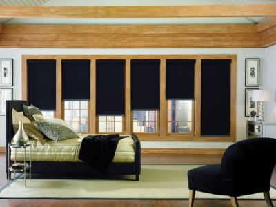Roller Shades -Bedroom
