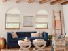 Roman Shades - Living Room - Off-White