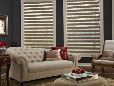Transitional Shades - Mystic Chestnut 176 - Living Room