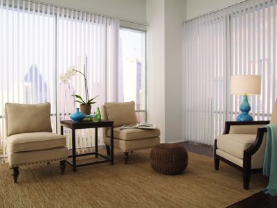 Vertical Blinds - Living Room