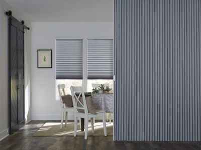 Vertical Cellular Shades - Living Room