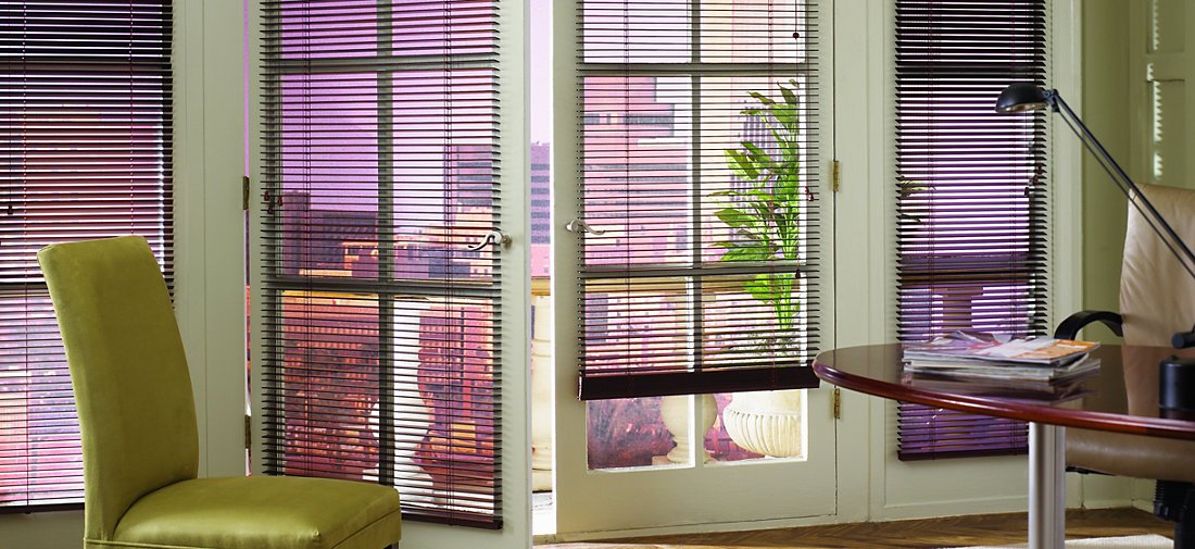 Wood Blinds - Chickory 522 - Office